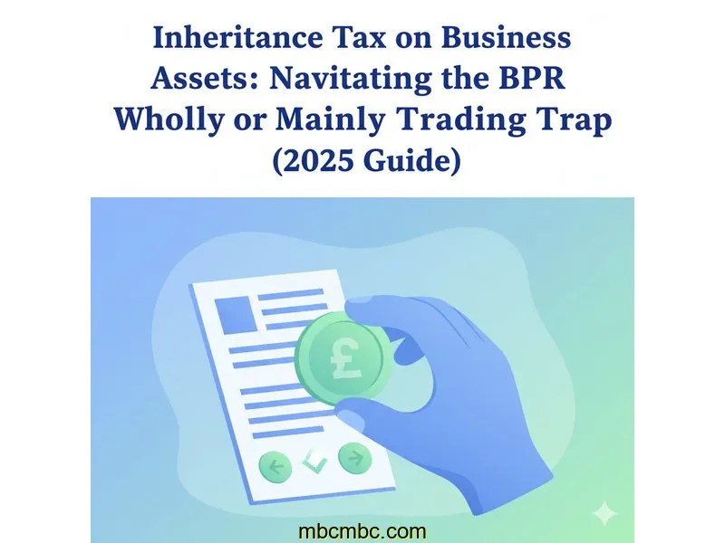 Inheritance Tax on Business Assets: Navigating the BPR 'Wholly or Mainly Trading' Trap (2025 Guide)