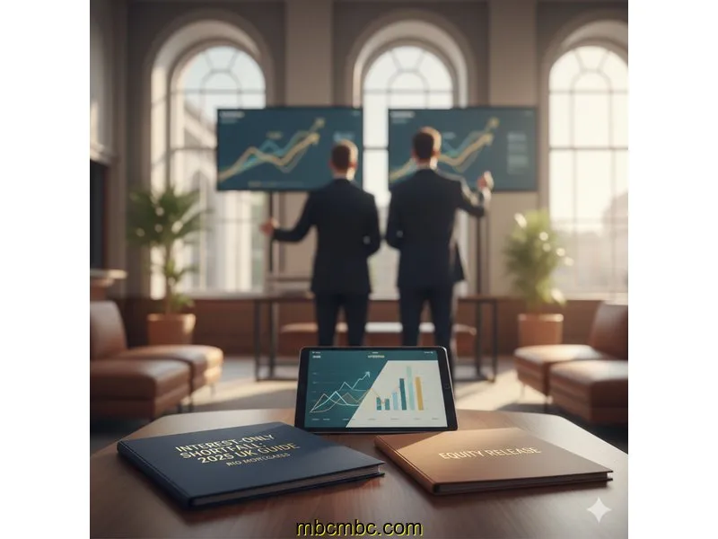 Ilustración para la guía de Interest-Only Shortfall: A 2025 UK Guide to RIO Mortgages vs. Equity Release