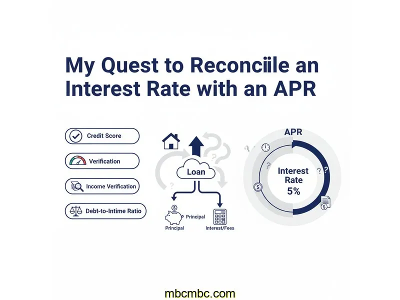 My Quest to Reconcile an Interest Rate with an APR