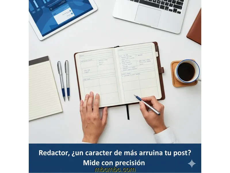 Ilustración para la guía de Redactor, ¿un caracter de más arruina tu post? Mide con precisión