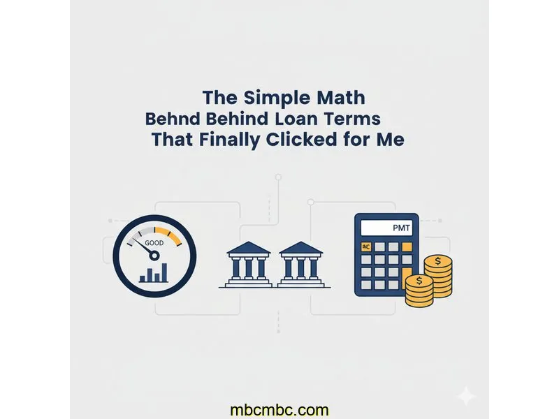 The Simple Math Behind Loan Terms That Finally Clicked for Me