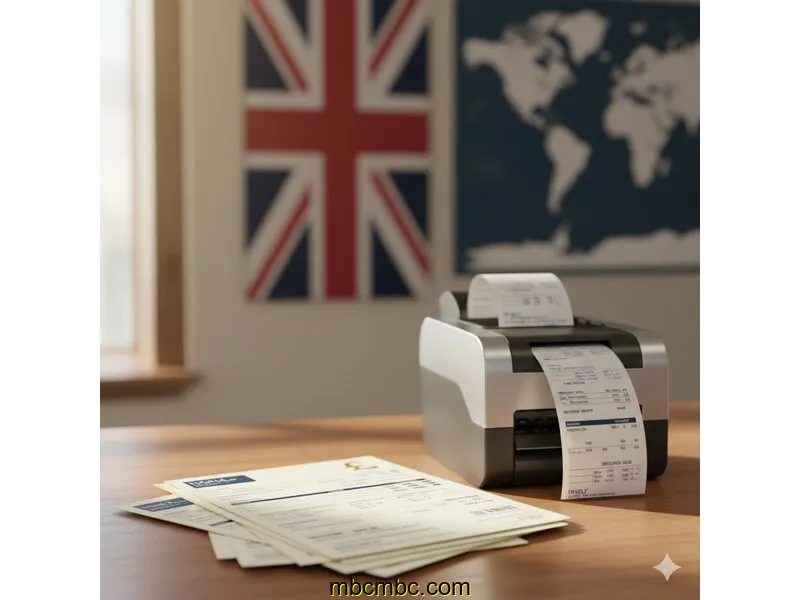 Ilustración para la guía de The UK VAT Reverse Charge: A 2025 Guide for Businesses Buying Overseas Services (e.g., Google/Meta Ads) & Selling B2B