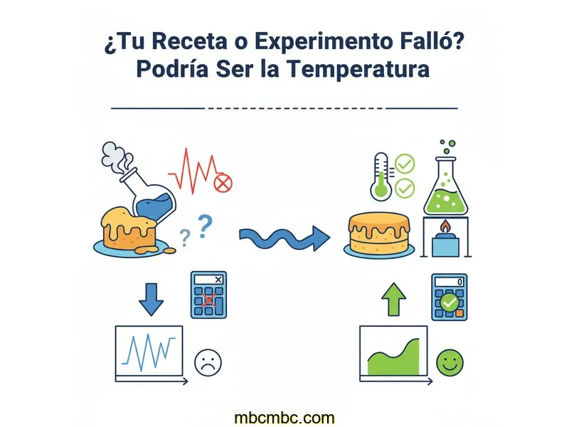¿Tu Receta o Experimento Falló? Podría Ser la Temperatura
