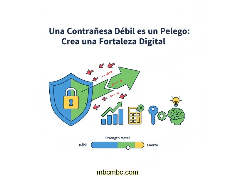 Una Contraseña Débil es un Peligro: Crea una Fortaleza Digital